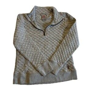 Avalanche Outdoor Supply Co. Women's Medium Gray Quilted 1/4 Zip Jacket